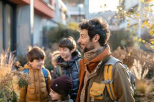 Famille examinant la liste des meilleures options éducatives à Montreuil pour une transition fluide lors de leur déménagement